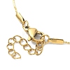 Ion Plating(IP) 304 Stainless Steel Serpentine Chain Anklet LS-AJEW-D059-01G-3