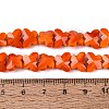 Opaque Glass Beads Strands GLAA-Q118-01B-C03-4