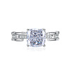 Brass with Cubic Zirconia Cuff Open Rings FS-WGDB07C-02-1