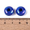 Opaque Acrylic European Beads OACR-E033-19B-3