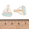 Alloy Enamel Pendants AL-CBAE435-15G-03-3