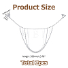 Alloy & Iron Crystal Rhinestone Tassel Sexy Shoulder Bra Body Chains AJEW-WH0455-359P-2