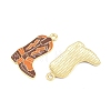 West Cowboy Theme Alloy Enamel Pendants ENAM-L056-01D-04-2