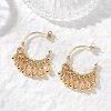 Brass Teardrop Chandelier Earrings EJEW-TA00784-1