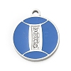 Twelve Constellations 304 Stainless Steel Enamel Pendants SA-CBAAE04-01P-05-1