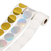 3 Rolls 3 Styles Vinyl Plastic Printable Holographic Stickers OFST-TA0001-10C-2