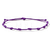 Adjustable Polyester Cord Braided Bracelets for Friendship Couple UP1845-8-1