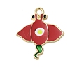 Ocean Theme Alloy Enamel Pendants ENAM-A009-02G-02-1