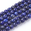 Natural Dyed Lapis Lazuli Beads Strands LS-G-G059-6mm-1