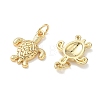 Brass Micro Pave Cubic Zirconia Animal Pendants KK-H280-05A-G-2