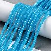 Baking Paint Imitation Jade Glass Bead Strands LS-DGLA-A034-J2MM-A13-4