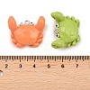 Opaque Resin Pendants X-RESI-I355-03P-03-3