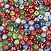 Picasso Baking Paint Glass Seed Beads SEED-N007-38A-03-3