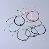 Nylon Thread Braided Beads Bracelets BJEW-JB04346-2