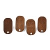 Walnut Wood Stud Earring Findings MAK-N032-047-2