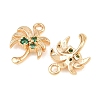 Brass Micro Pave Cubic Zirconia Pendants KK-L261-12G-2