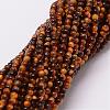 Natural Tiger Eye Beads Strands G-N0205-01B-2mm-1