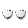 Non-Tarnish 304 Stainless Steel Charms STAS-P269-06P-2