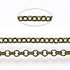 Soldered Brass Coated Iron Rolo Chains CH-S125-08B-AB-1