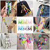 20Pcs UV Plating Opaque Acrylic European Beads OACR-TADJ0001-16M-6