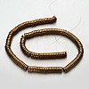 Electroplate Non-magnetic Synthetic Hematite Beads Strands X-G-F300-17C-03-2
