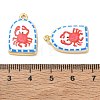 Printed Brass Pendants KK-CBAF9BC-07G-02-3