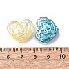 Transparent Resin & Natural Shell Beads RESI-B039-01B-3