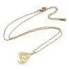 201 Stainless Steel Cable Chain Necklaces NJEW-P309-13G-2