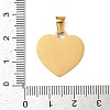 Valentine's Day 304 Stainless Steel Pendants SA-E001-12G-3
