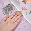 304 Stainless Steel Stud Earring Findings STAS-BBC0008-36C-3