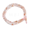 Natural Pink Aventurine Beads Strands G-B129-A12-01-3