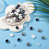 60Pcs 4 Colors Acrylic European Beads SACR-TA0001-80-5