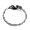 304 Stainless Steel Bangles for Women STAS-M023-19A-3