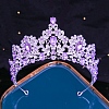 Alloy Rhinestone Crown Hair Bands PW-WGC303D-02-1