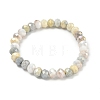 AB Color Faceted Rondelle Glass Beaded Stretch Bracelets for Women BJEW-PH01820-08-2