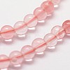 Cherry Quartz Beads Strands G-N0185-03-3mm-3