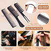 Plastic 10Pcs Hair Comb & 10Pcs Alligator Clip Set for Hairdressing DIY-TA0015-58-4