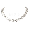 CCB Plastic Heart Beaded Necklaces NJEW-JN05841-01-2