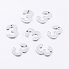 Tarnish Resistant 201 Stainless Steel Pendants STAS-F128-01P-3-1-1