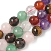 Natural Mixed Gemstone Beads Strands G-P574-A02-10mm-2