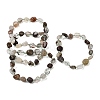 Natural Lodolite Quartz Beads Bracelets GG-CBA05D5-02B-09-4