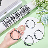 30Pcs Sports Theme Acrylic Beads Braided Bead Bracelets BJEW-BM00013-3