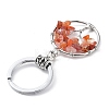 Natural Carnelian Keychain KEYC-E023-03F-5