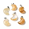 Natural Yellow Hematoid Quartz Pendants G-H035-01P-04-1