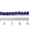 Electroplate Glass Beads Strands EGLA-A040-01G-4