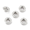 Rhodium Plated 925 Sterling Silver Grommet Eyelet Findings STER-Z001-004P-2