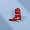 Cute Cowboy Boots with Word What Would Dolly Do Safety Brooch Pin JEWB-PW0002-09-3