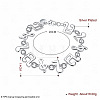 Musical Note Brass Link Bracelets for Women FS-WG94BAE-01-4