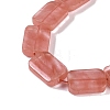 Cherry Quartz Glass Beads Strands G-M420-M05-02-4