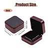 Plastic & PU Leather Jewelry Cufflink Boxes CON-WH0117-14A-2
